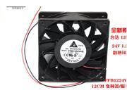Delta 12038 FFB1224VHE 12CM Axial Cooler With 24V 1.2A 2 WIres For Inverter converter Server