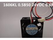 NMB 1606KL 05W B50 4CM DC Square Cooler with 24V 0.08A 4CM*4CM 3 Wires 3Pins For Case