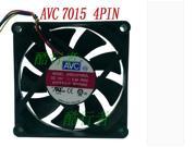 AVC 7015 DSSC0715R2L hydraulic Bearing Cooler with 12V 0.30A 4 Wires 4Pins For case