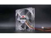 Superred 12025 CHB12012CS L Ball Bearing Cooler with 12V 0.38A Blue LED 3 Wires 3 Pins For case