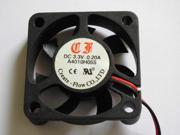 CREATE FLOW 4010 A4010H05S square DC Cooler with 3.3V 0.20A 4CM 2Wires 2Pins