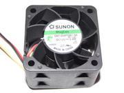 SUNON 4028 GM1204PQB1 8A 12V 2.6W 3Wire 1u 2u server Fan Cooling Fan