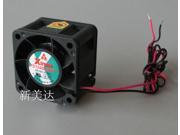 Original Y.S YECH FD124028MB P 4028 2 Balls Bearing Cooling fan with 12V 0.20A 7000RPM 13CFM 34.5dbA 2 Wires
