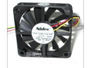 Original Nidec D06R 12SH 02B 60*60*15mm DC Cooling fan with 12V 0.10A 3 Wires For Projector