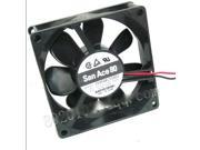Original SANYO 109R0812S402 8025 8CM DC Cooling fan with 12V 0.18A 80X80X25MM 2 Balls Beairng 2 Wires