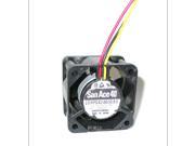Original SANYO 109P0424B3D03 2 Balls Bearing DC Cooling fan with 24V 0.13A 40*40*28mm 10300rpm 40*40*28mm 3 Wires For FANUC