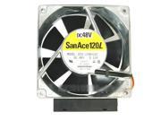 Original sanyo 109L1248H182 12038 Ball Bearing Cooling fan with 48V 0.12A 2600RPM 102.4CFM 39.dBA 120X120X38MM 3 Wires