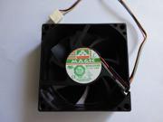 MGT8012UR W25 8025 12V 0.66A 2 Balls Bearing Cooling fan with 4 Wires 4Pins PWM 80*80*25MM