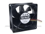 San Ace92 Sanyo 9038 9G0912H106 Dual balls Bearing Cooler with 12V 0.58A 3 Wires 3Pins Connector