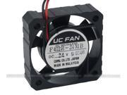 UC FAN 4CM F412R 24MB Balls Bearing Axial Fan with DC24V 2 Wires 2Pins Connector
