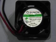 SUNON 2510 MC25101V1 0000 A99 12V 0.69W 2wires 2Pins Connector