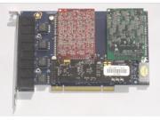AEX800 AEX800P Analog Asterisk Card with VPMADT032 Echo Cancellation Module PCI Express 8 Ports 4 FXO 4 FXS for voip system