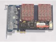 AEX800 AEX800P Analog Asterisk Card with VPMADT032 Echo Cancellation Module PCI Express 8 Ports 8 FXO for voip system