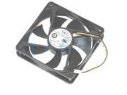Square Cooling fan of T T 12025 1225L12S with 12V 0.4A 2 Wires