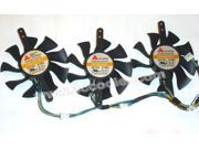 3 pcs group Y.S.TECH YD128015EL video card cooling fan with 12V 0.46A 4 Wires 2 mounting hole each