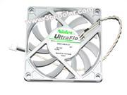 NIDEC 8010 12V 0.25A 8CM U80R12MUA 57 Ultral thin DC Cooling fan with 2 Wires 2pins