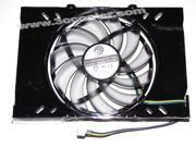 Power Logic PLA09215S12M 12V 0.35A 4 Wires 4 Pins Connector Cooling fan with black Cover