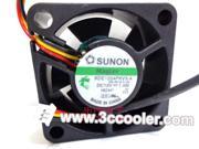 Sunon KDE1204PKVX A MS.B518.R.GN 12V 1.4W 4020 3 Wires 3 Pins Connector DC Fan