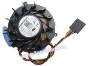 Foxconn PVB060E12M 12V 0.23A 4 Wires 4 Pins Circular cooling fan with a blue bracket