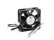 Delta 6020 6CM AFB0612VHD 12V0.27A Dual Balls Bearing 3 Wires 3 Pins Case Fan Cooler