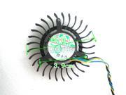 MAGIC MGT6012YR W15 12V 0.37A 4 Wires 4 Pins Connector Cooling fan for VGA Card Video Card