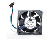 Original delta AFB0624HH FOO 24V 0.14A 6 CM Dual Balls Bearing DC Fan with 3 Wires 3 Pins Connector