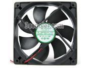 Young Lin 12025 DFS122512M 12V 2.8W 2 Wires Square DC Cooling fan