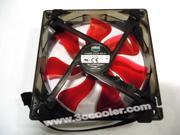 Cooler Master 12025 A12025 22Cb 4IP F1 12V 0.54A 4 Wires 4 Pins Connector square Cooling fan with Red Blades