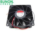 Original SUNON 92x38mm PMD2409PMB1 A 2 .GN 9238 24V 12.2W 2 Wires Axial Fan For Inverter