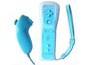2in1 Remote Plus Built In Motion Plus Nunchuk Silicone Case for Nintendo Wii Blue Althemax