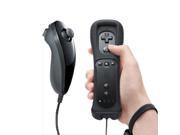 Wireless Remote Silicone Case Nunchuck Controller Set for Nintendo Wii Black Althemax
