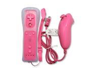 Wireless Remote Silicone Case Nunchuck Controller Set for Nintendo Wii Pink Althemax