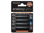 Panasonic Eneloop Pro Battery AA 2450mAh NiMH 4 Pack