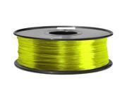 HobbyKing 3D Printer Filament 1.75mm ABS 1KG Spool Transparent Yellow