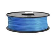 HobbyKing 3D Printer Filament 1.75mm ABS 1KG Spool Glow in the Dark Blue