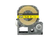 1 pack black on yellow label tape 1 4X26.2 compatible for Epson LC 2YBW SC6YW use with SR230C SR530C SR3900C SR180 SR150 SR PBW1 SR330 SR6700D