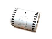 2 Rolls Brother compatible DK2243 Continuous Length Shipping Label Tape without cartidge 4in x 100ft Roll White for QL 1060N QL 1050