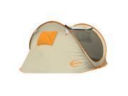 Outdoor Pop Up Camping Hiking Tent Automatic Setup Easy Fold Back GJ031A Gold