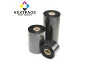 4.33 X 984 Thermal Transfer Wax Ribbon Black 24 Rolls Case for ZEBRA Printer