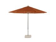 Amauri Outdoor Living Newport Coast Collection Outdoor Patio Umbrella 11ft Round with Tuscan Sunbrella Shade