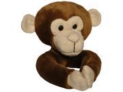 Curtain Critters ALCHMY150909SGL Plush Safari Chocolate Monkey Curtain Tieback Toy