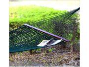 Amber Home Goods Polyester Rope Hammock Green