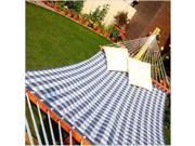 Amber Home Goods Quilted Hammock Blue