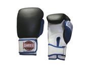 Amber Fight Gear Gel Training Gloves Hook Loop 18oz