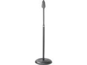 ONE HAND OPERATION MIC. STAND WITH A 2.2KG ROUND BASE BLACK HT 37 61