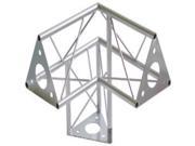Tri Truss 2 Way Junction with Leg Left Junction Apex Out 300mm 300mm 300mm; 150mm Triangle 15mm Mid Carbon Steel Tube 1.5mm Thickness