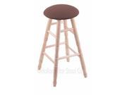 XL Maple Round Cushion Extra Tall Bar Stool with Turned Legs Natural Finish Axis Willow Seat and 360 Swivel