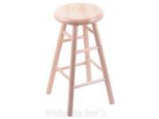 XL Maple Saddle Dish Counter Stool with Smooth Legs Natural Finish and 360 Swivel
