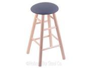 XL Maple Round Cushion Extra Tall Bar Stool with Smooth Legs Natural Finish Rein Bay Seat and 360 Swivel
