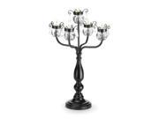 Candelabra with Clear Jeweled Candle Cups